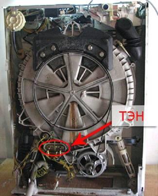 ТЭН стиральной машины