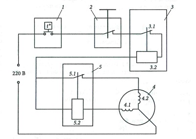 Рабочая схема двигателя компрессорного мотора бытовых холодильников
