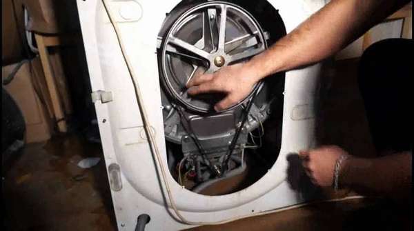 Смещение барабана стиральной машины