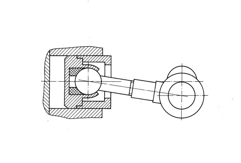 Схема кривошипно-шатунного компрессора