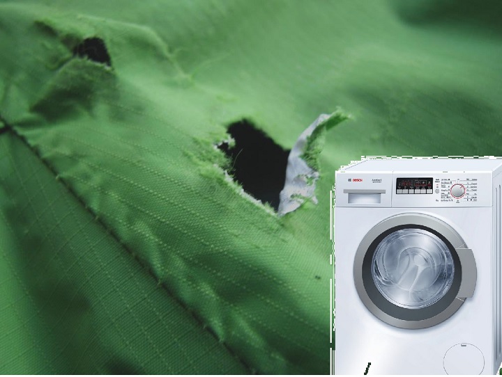 Почему стиральная машинка рвет вещи во время стирки?